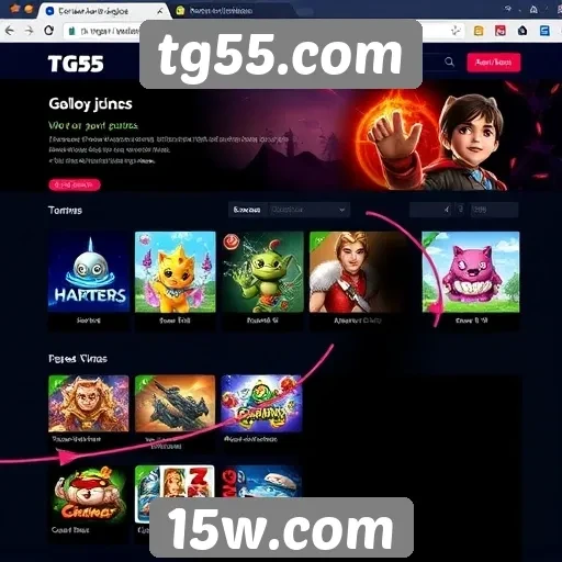 Experiência do usuário no site tg55.com